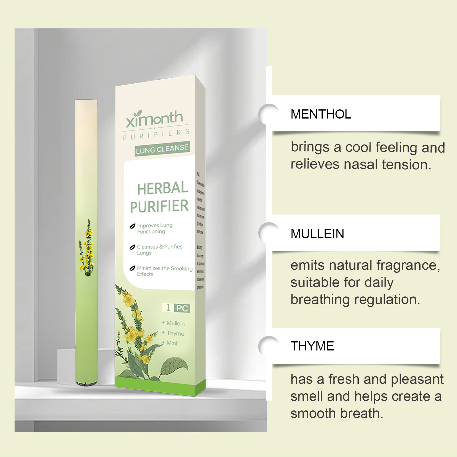 Natural Herbal Breathing Stick - Herbal And Wellness ulasan dan harga
