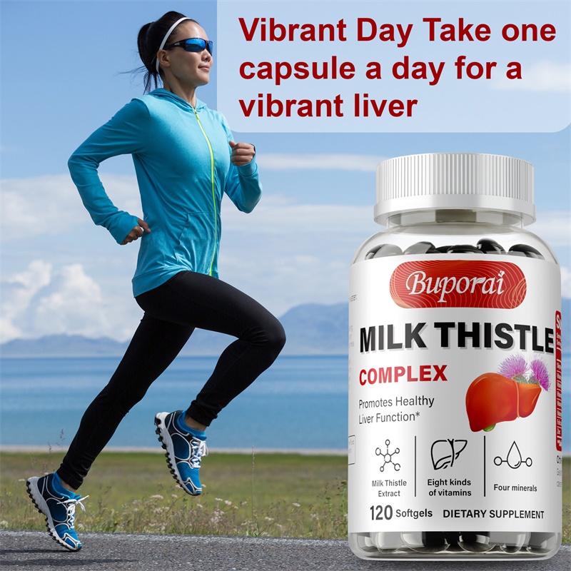 Milk Thistle Capsules - for Li - Milk Thistle Silymarin ulasan dan harga